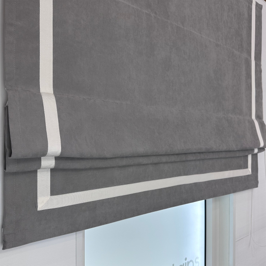 Римская штора Canvas Grey Frame