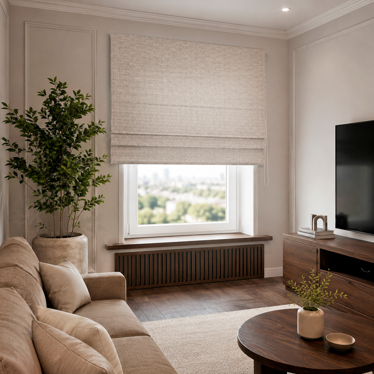 Римская штора Sorrento Linen