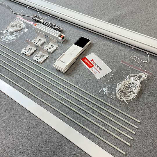 Электрокарниз для римских штор Novo 220V