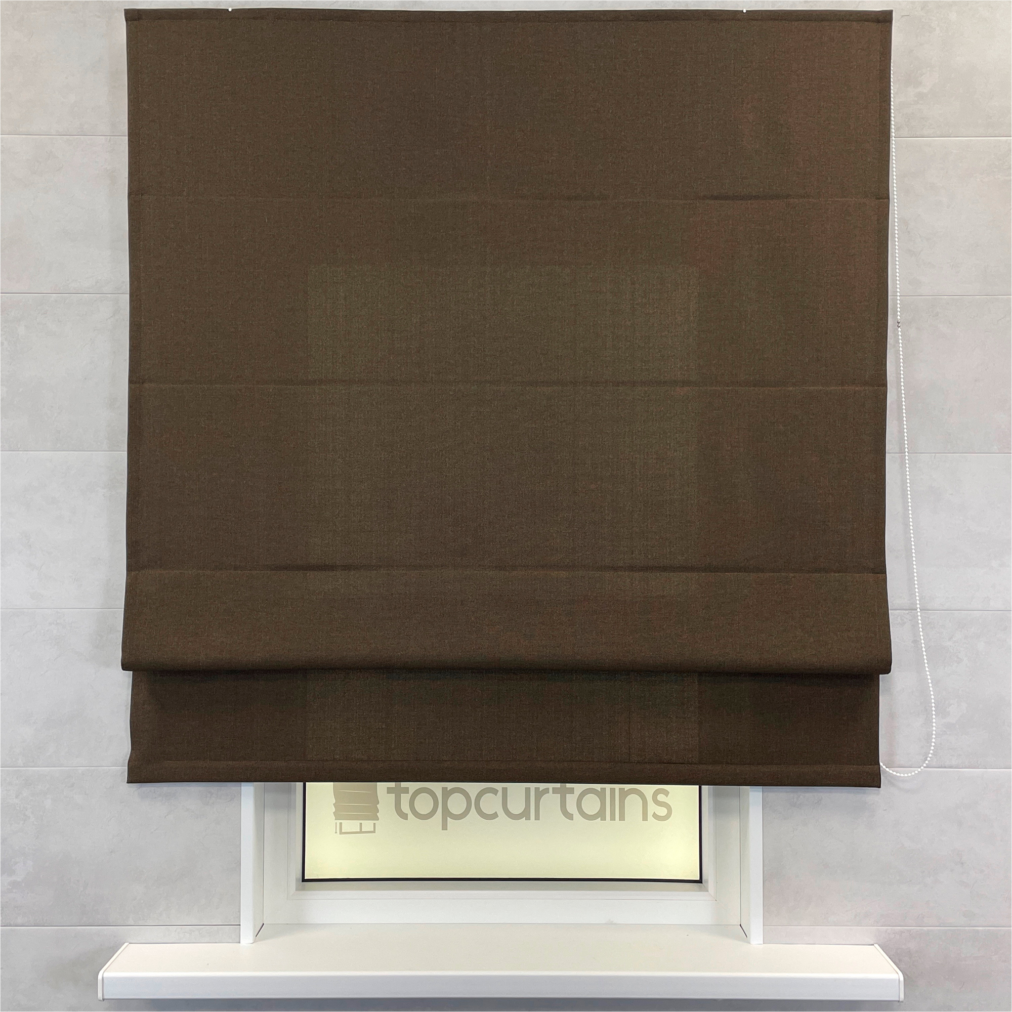 Римская штора Home Colors, коричневая