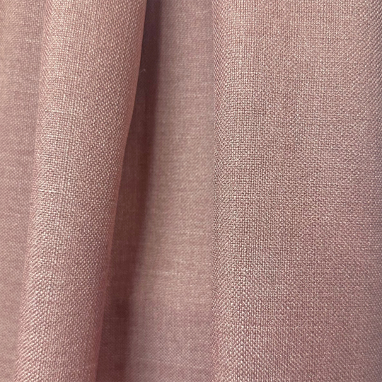Штора из рогожки Elegance брусничная