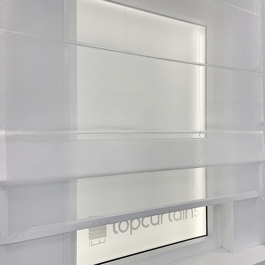 Римская штора Misterious из прозрачного тюля