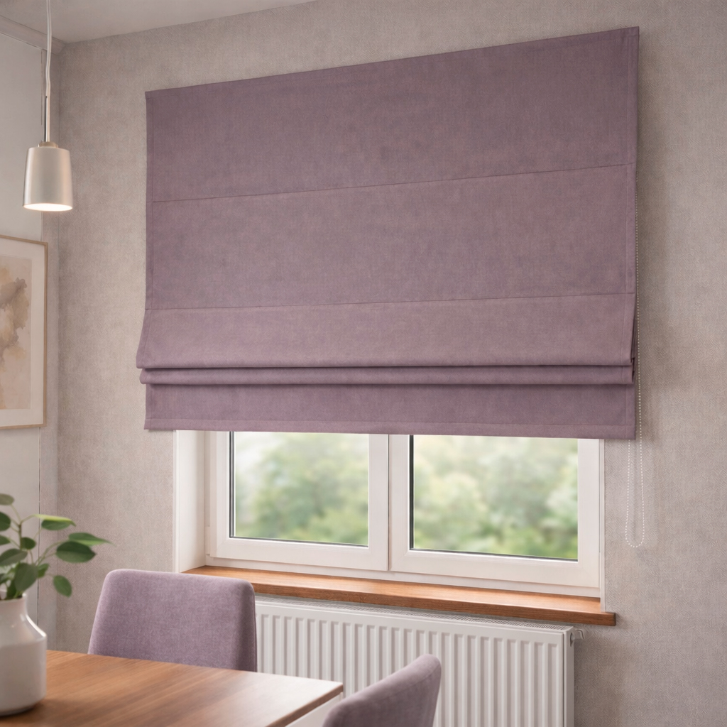 Римская штора Alcantara purple