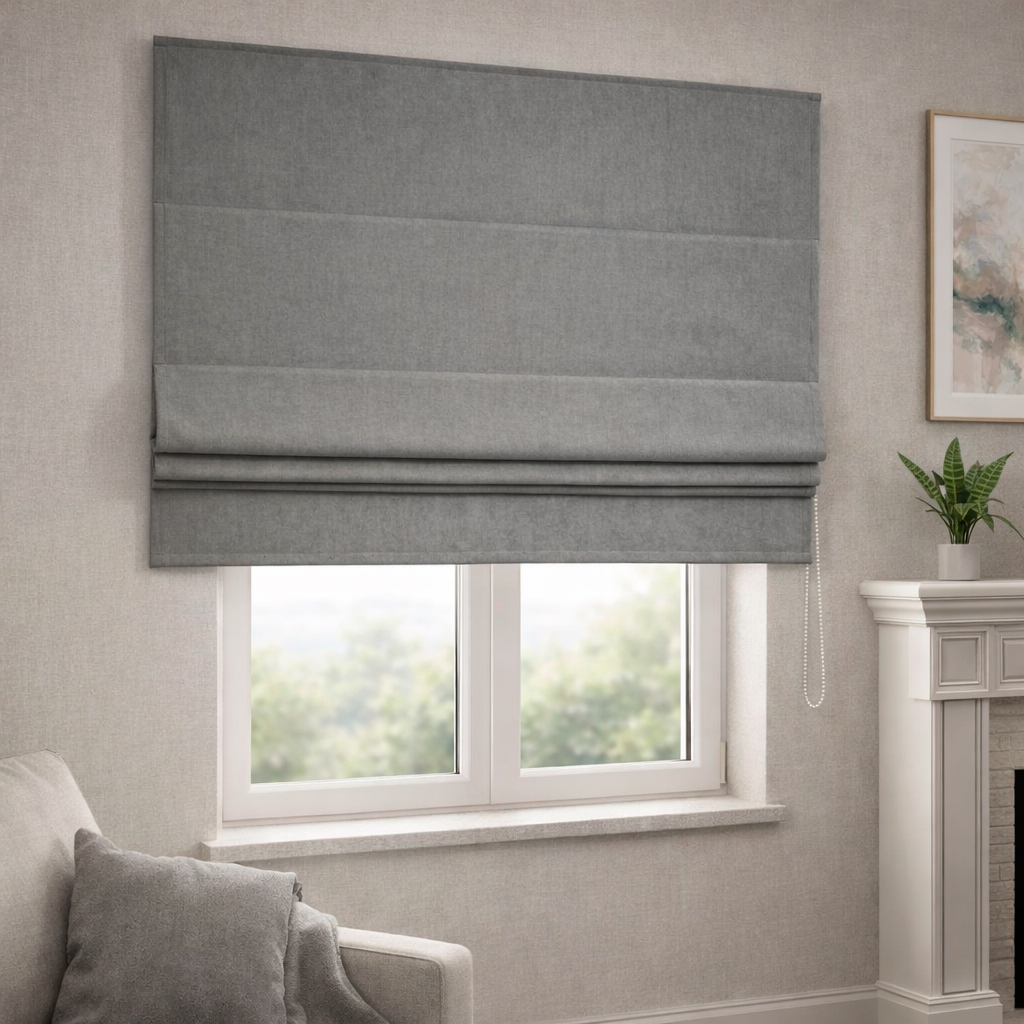 Римская штора Canvas Grey