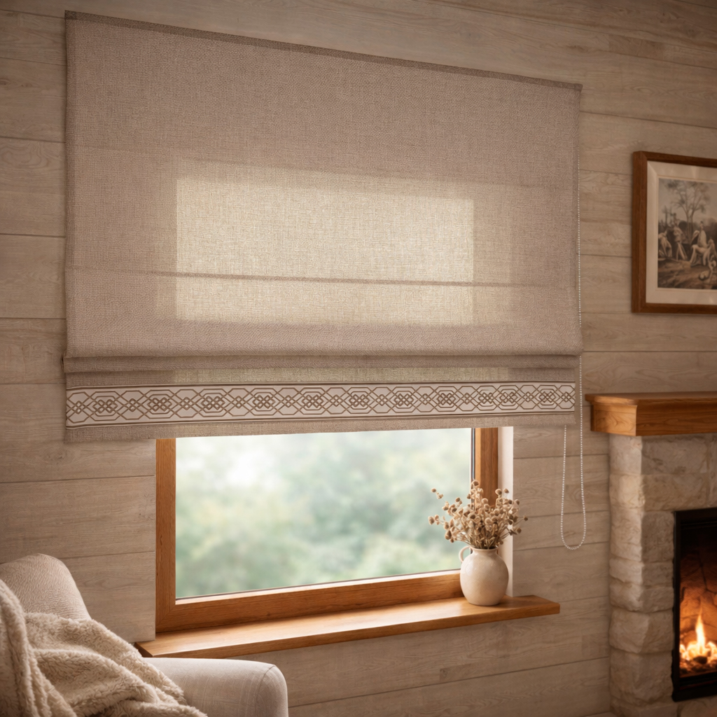 Римская штора Country style 2