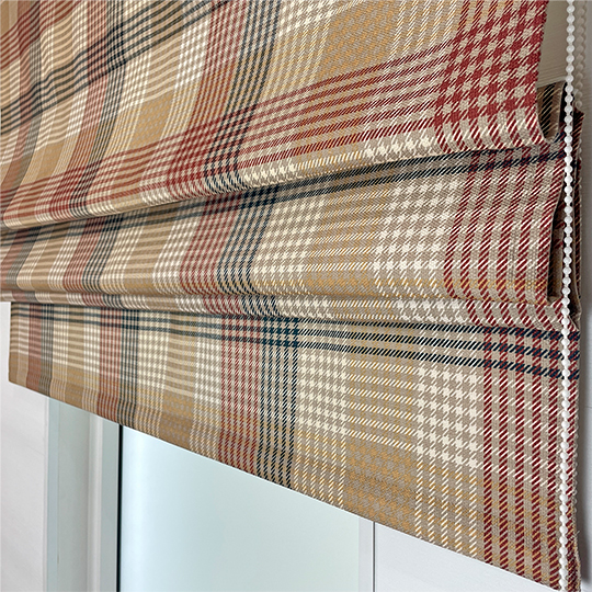 Римская штора в клетку Tartan color 1
