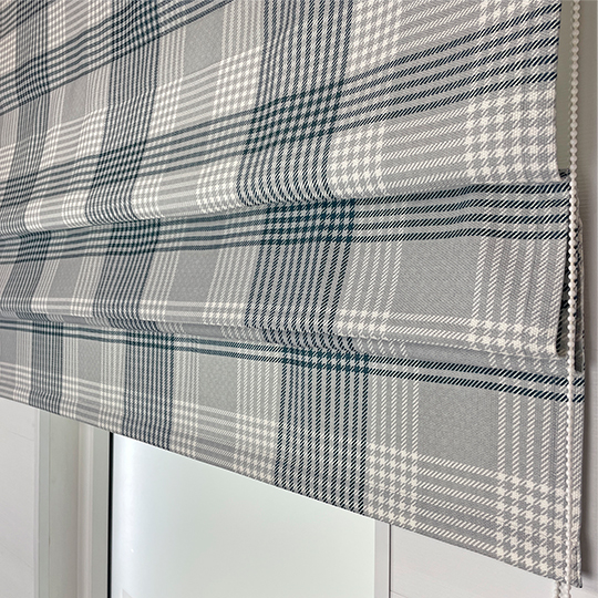 Римская штора в клетку Tartan color 3