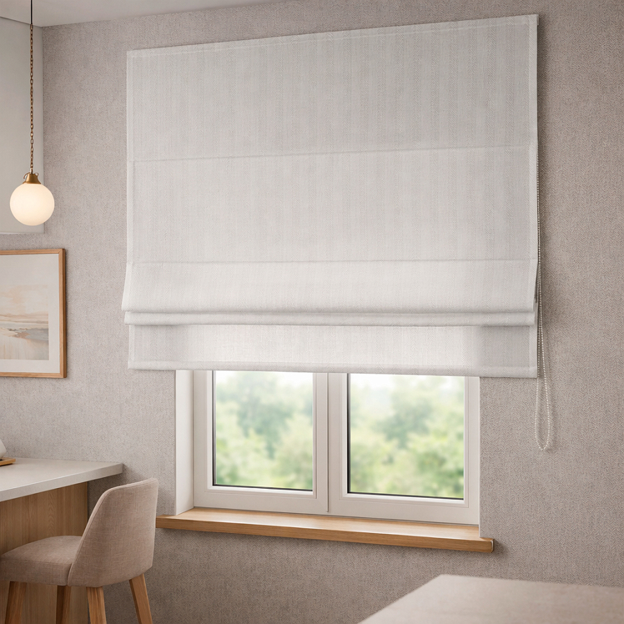 картинка Римская штора White Breeze от магазина Topcurtains