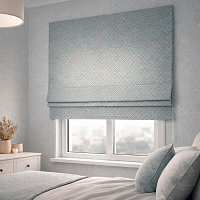 картинка Римская штора Soft Corner, серо-голубая от магазина Topcurtains