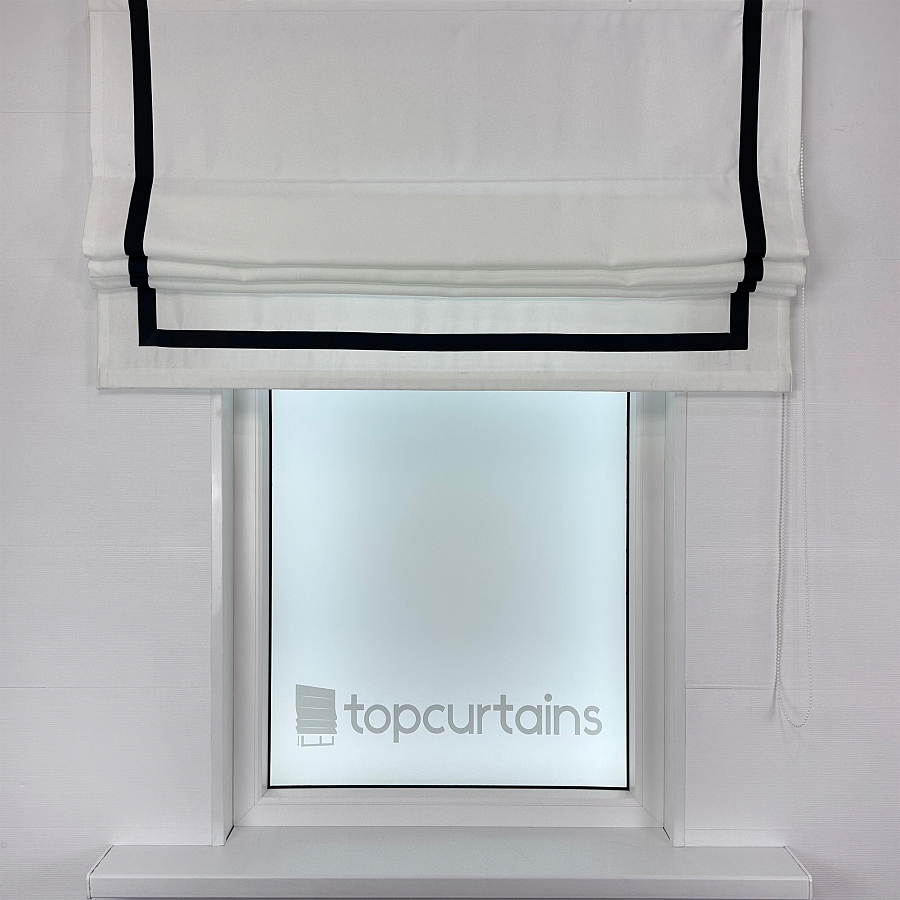 картинка Римская штора Canvas White Snow Frame от магазина Topcurtains