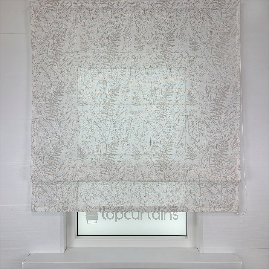 картинка Римская штора из хлопкового полупрозрачного тюля Florentino от магазина Topcurtains