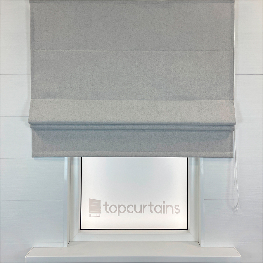 картинка Римская штора блэкаут Eclipse светло серая от магазина Topcurtains
