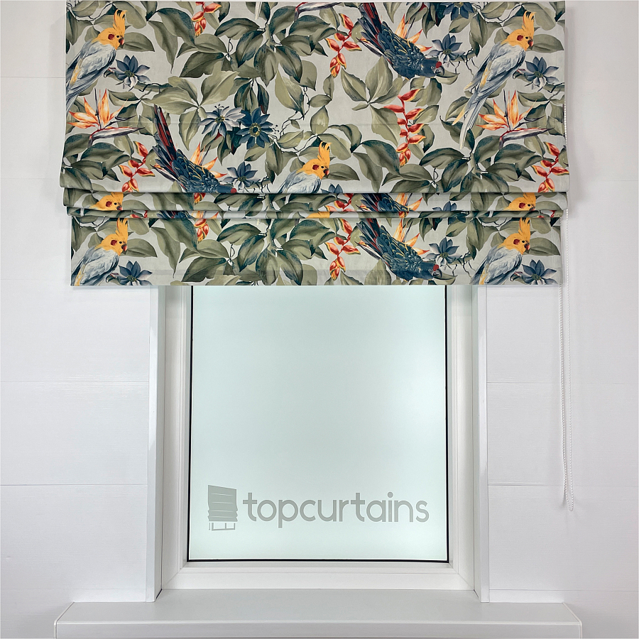 картинка Римская штора Funny Parrots от магазина Topcurtains