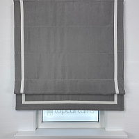 картинка Римская штора Canvas Grey Frame от магазина Topcurtains