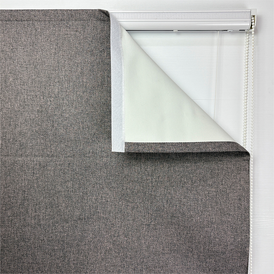 картинка Римская штора блэкаут Brown Cover от магазина Topcurtains