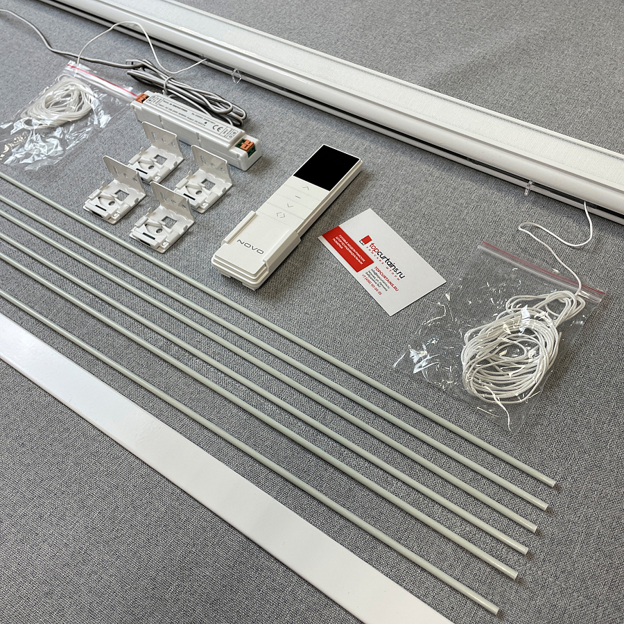 картинка Электрокарниз для римских штор Novo 220V от магазина Topcurtains