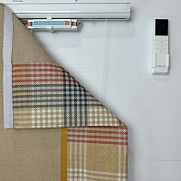 картинка Римская штора Inspire Elegance Tartan темно-бежевая от магазина Topcurtains