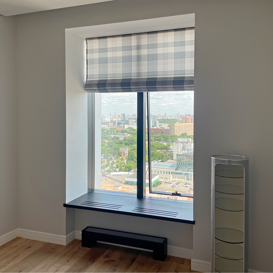 картинка Римская штора в клетку Tartan color 3 от магазина Topcurtains