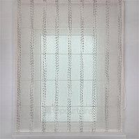 картинка Римская штора из бежевого прозрачного тюля Scandi light от магазина Topcurtains