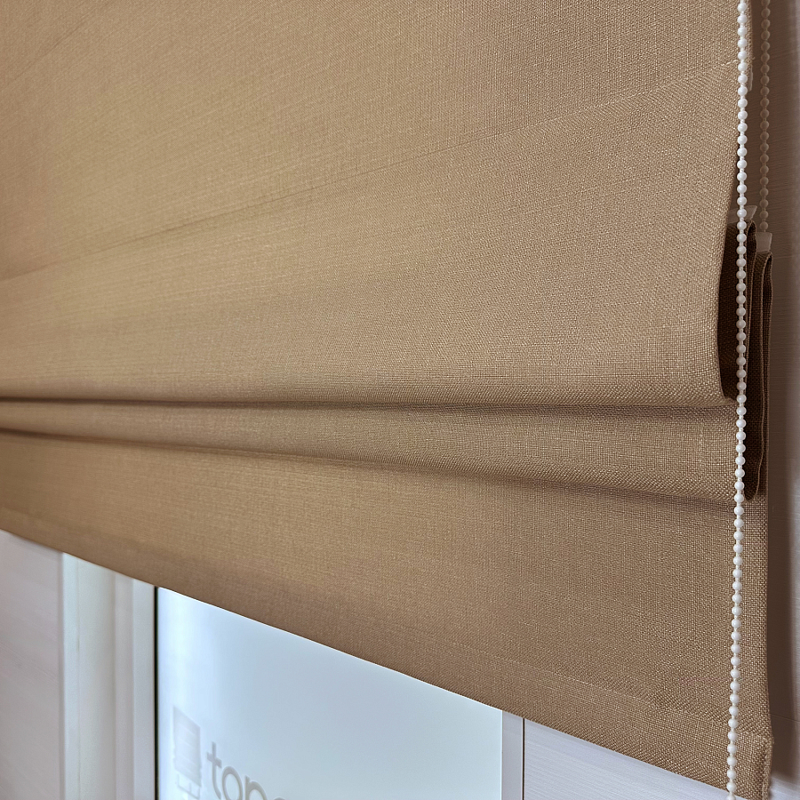 картинка Римская штора Inspire Elegance темно-бежевая от магазина Topcurtains