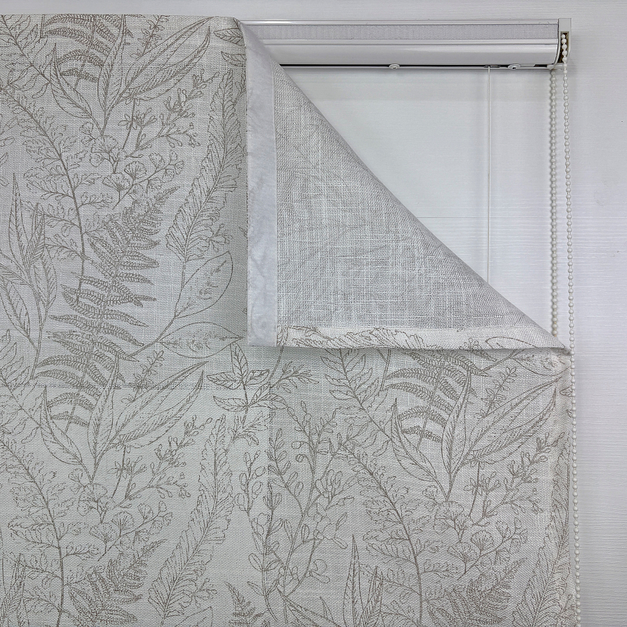 картинка Римская штора из хлопкового полупрозрачного тюля Florentino от магазина Topcurtains