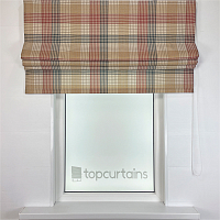 картинка Римская штора в клетку Tartan color 1 от магазина Topcurtains