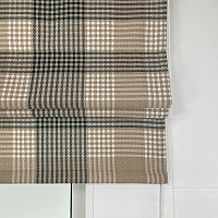 картинка Римская штора в клетку Tartan color 2 от магазина Topcurtains