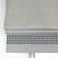 картинка Римская штора блэкаут Eclipse Style светло серая от магазина Topcurtains