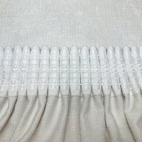 картинка Штора из белого шeнилла Chenille Milk от магазина Topcurtains