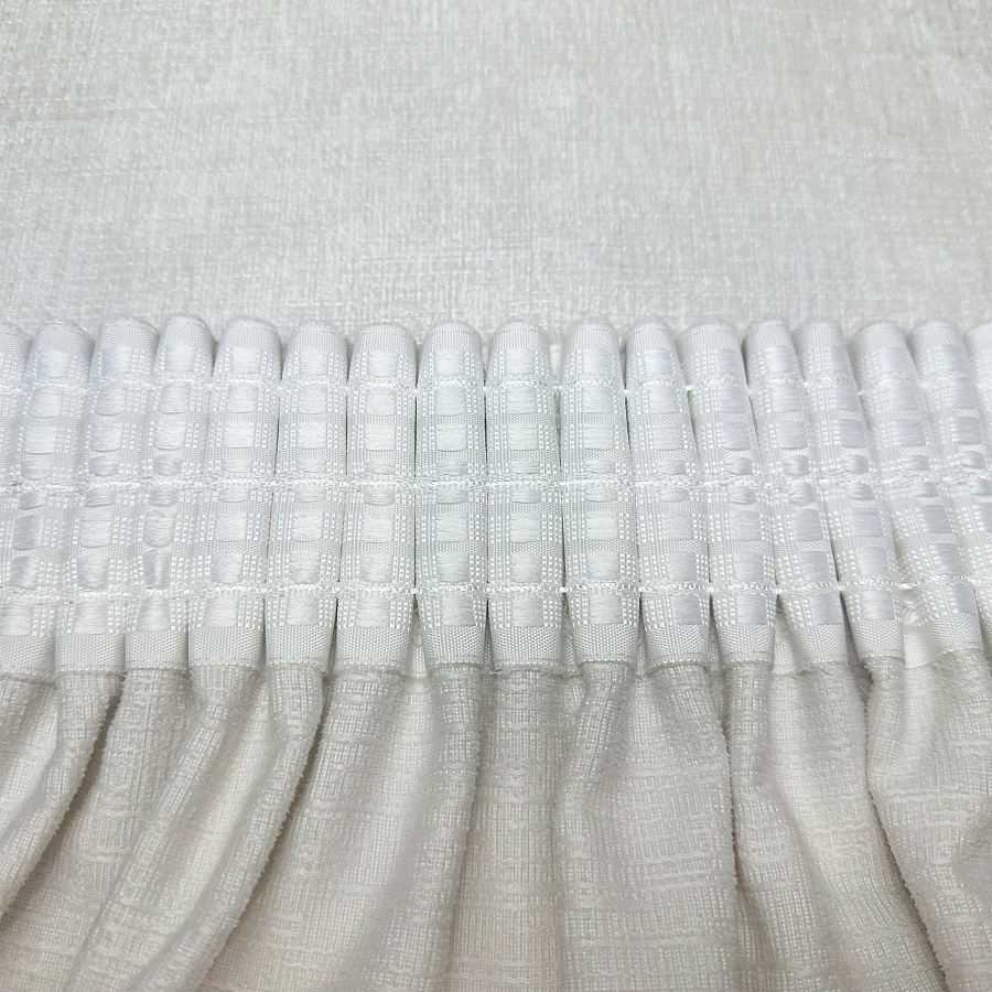 картинка Штора из белого шeнилла Chenille Milk от магазина Topcurtains
