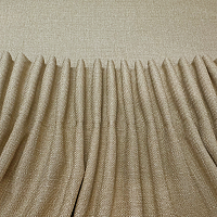 картинка Штора из рогожки Elegance бежевая от магазина Topcurtains