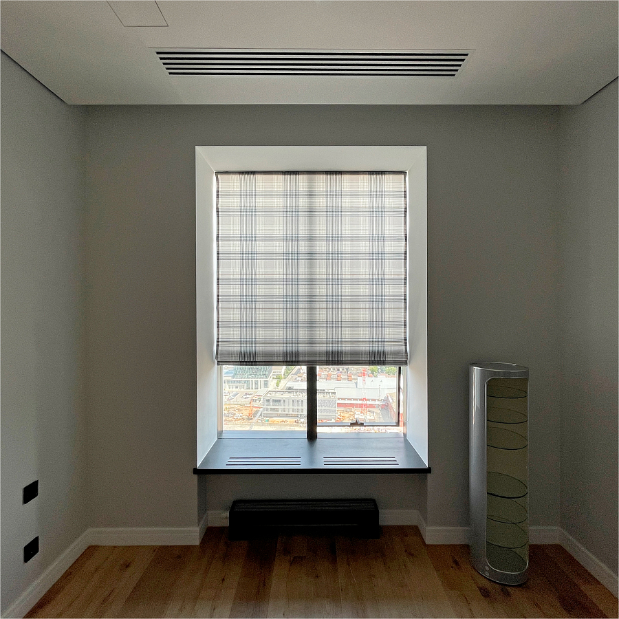 картинка Римская штора в клетку Tartan color 3 от магазина Topcurtains