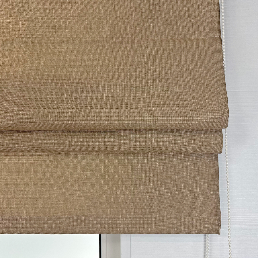 картинка Римская штора Inspire Elegance темно-бежевая от магазина Topcurtains