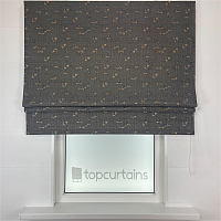картинка Римская штора Mountain Gold графитовая от магазина Topcurtains
