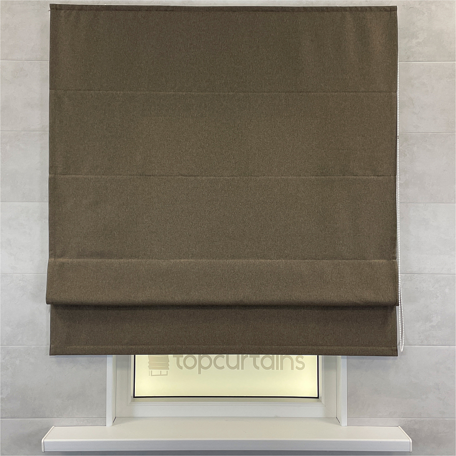 картинка Римская штора Home Colors, коричневая от магазина Topcurtains