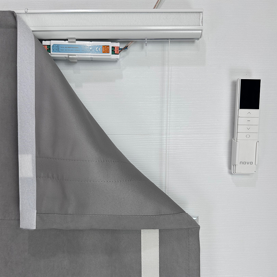 картинка Римская штора Canvas Grey Frame от магазина Topcurtains