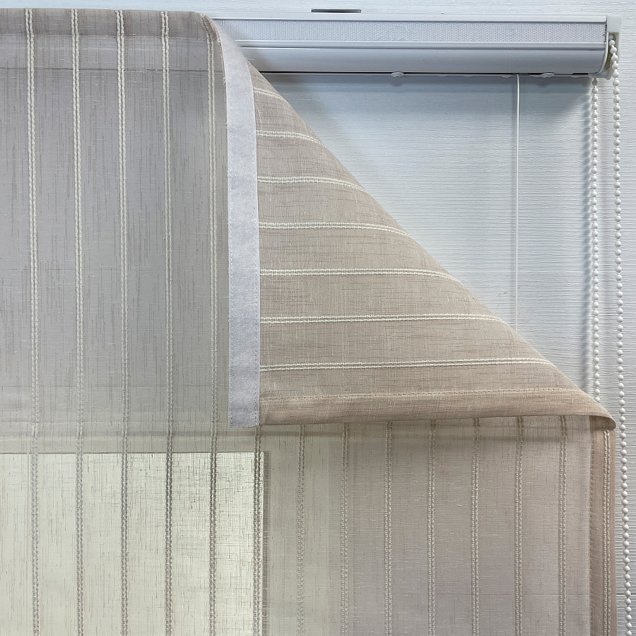 картинка Римская штора Sun Line, бежевая от магазина Topcurtains