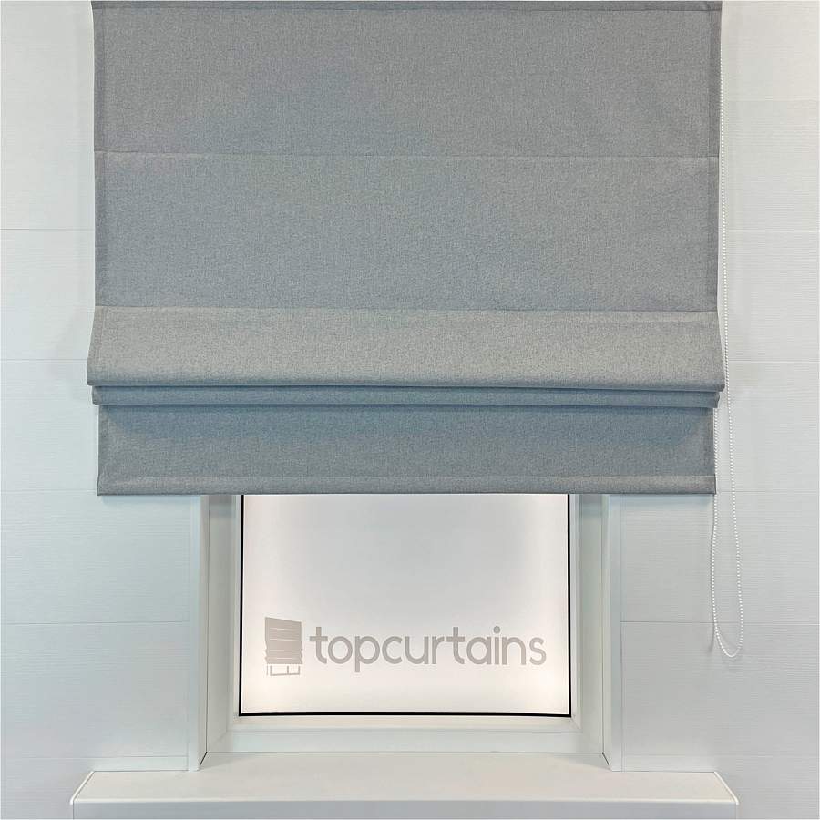 картинка Римская штора блэкаут Eclipse серая от магазина Topcurtains