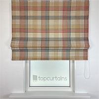 картинка Римская штора в клетку Tartan color 1 от магазина Topcurtains