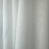 картинка Штора из белого льняного тюля Ballet от магазина Topcurtains