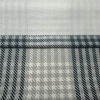 картинка Штора из рогожки в клетку Tartan серый от магазина Topcurtains