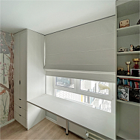 картинка Римская штора блэкаут White Sand от магазина Topcurtains