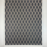 картинка Двойная римская штора Crystal Glow серая с золотистыми ромбами от магазина Topcurtains