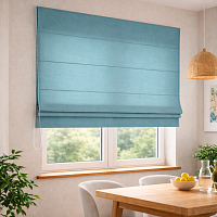 картинка Римская штора Alcantara голубая от магазина Topcurtains