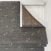 картинка Римская штора Mountain Gold графитовая от магазина Topcurtains