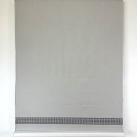 картинка Римская штора блэкаут Eclipse Style светло серая от магазина Topcurtains