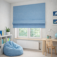 картинка Римская штора Canvas Blue от магазина Topcurtains