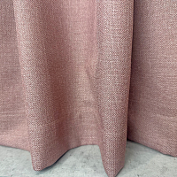 картинка Штора из рогожки Elegance брусничная от магазина Topcurtains