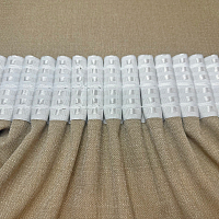картинка Штора из рогожки Elegance бежевая от магазина Topcurtains