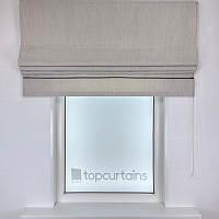 картинка Римская штора Perfection Line, бежево серая с тонким кантом от магазина Topcurtains